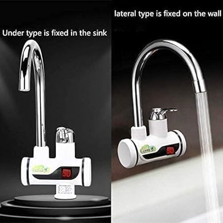 Instant Electric Water Heater Faucet – Tankless Hot Water Heater for Kitchen & Bathroom, Energy-Efficient