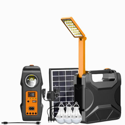 SAWON (𝐍𝐞𝐰 𝐘𝐞𝐚𝐫 Special 𝟓 𝐘𝐞𝐚𝐫𝐬 Warranty) Solar Mini Inverter Set | USB Cable, Torch, 3 LED Bulbs | Phone Charging, Portable Solar Lighting, Camping, and Home | Ideal 𝐆𝐢𝐟𝐭