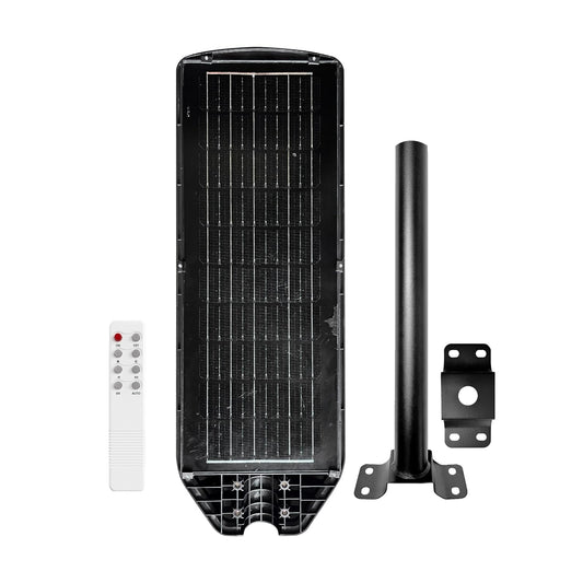 Solar Street Light Outdoor Waterproof 200 Watt Motion Sensor 660 LED Security Wall Lamp with Remote Control for Pathway, Garden, Parking lot