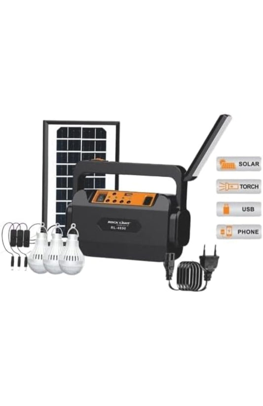 PRO Solar Mini Inverter Set | 3 LED Bulbs | 6000mAh Battery (5 Years Warranty)✅ (Pay 100 Confirm Now) 1760559638-125