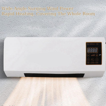 SAWON (16 YEAR  WARRANTY) Indoor Wall  Heater 1500W - Quiet Operation, 8H Timer, Air Conditioner Function, Perfect for Bedroom & Home Heating & Cooling Compact & Stylish
