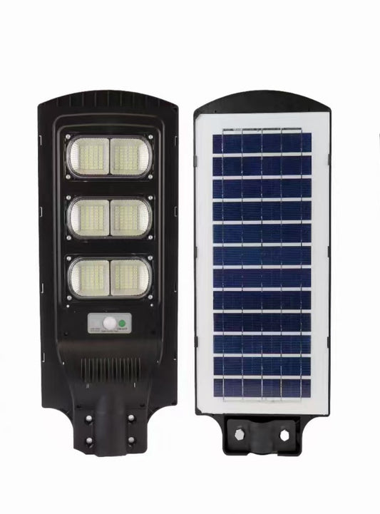 Solar Energy AIO 60W Solar Street Light | Three Window Design | Automatic On/Off & Motion Sensor Waterproof LED Lamp for Outdoor, Home & Security Use (Cool White)