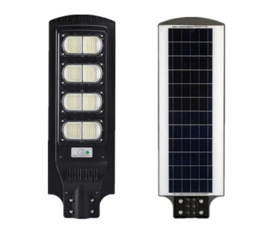 Solar Energy AIO 60W Solar Street Light | Four Window Design | Automatic On/Off & Motion Sensor Waterproof LED Lamp for Outdoor, Home & Security Use (Cool White)