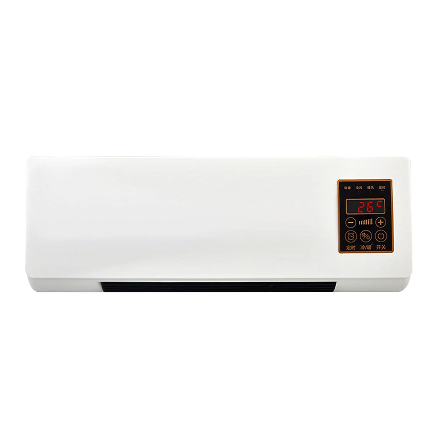 SAWON (16 YEAR  WARRANTY) Indoor Wall  Heater 1500W - Quiet Operation, 8H Timer, Air Conditioner Function, Perfect for Bedroom & Home Heating & Cooling Compact & Stylish
